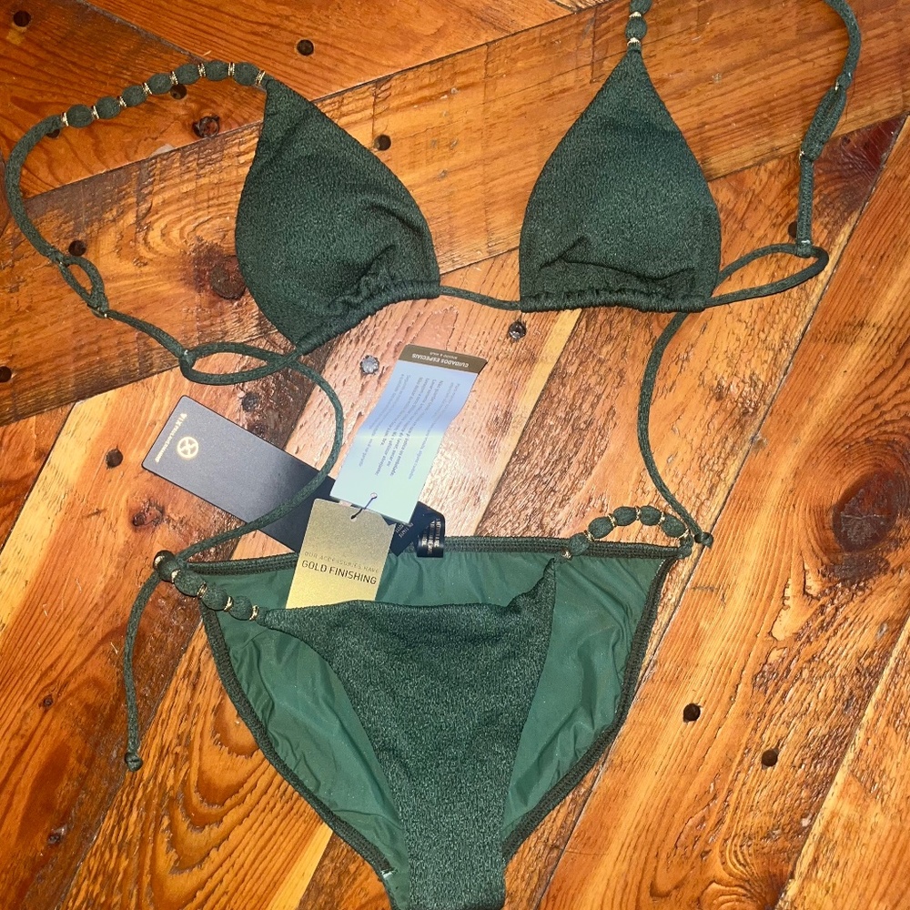 NWT Vix Firenze Bikini in Olive - Medium